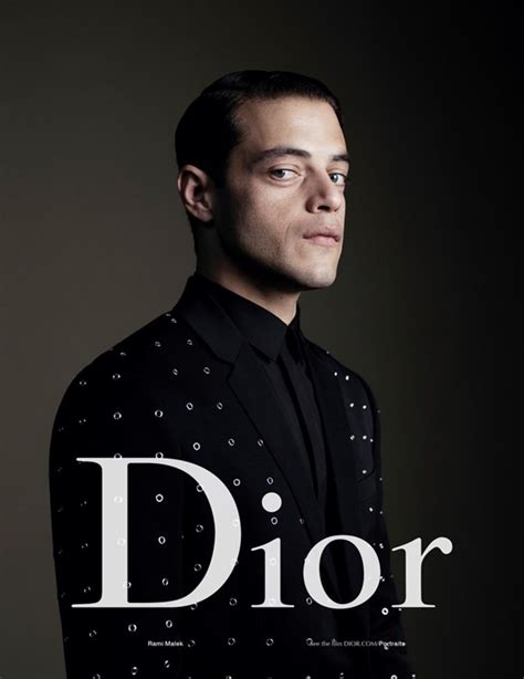 rami malek dior